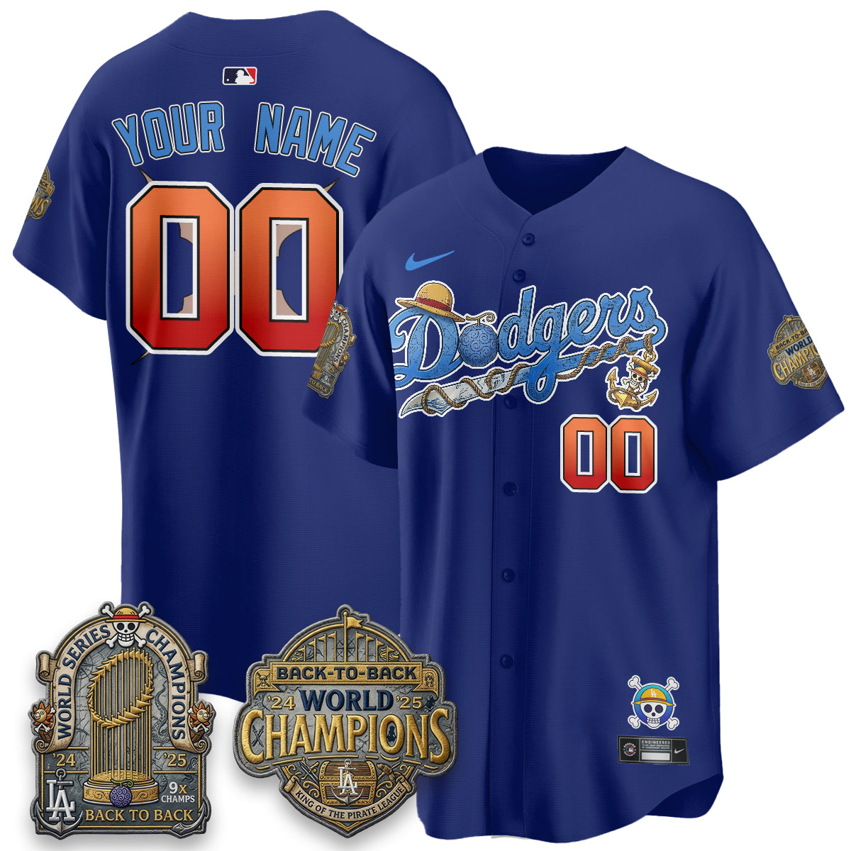 LAD x OP Japanese Cartoon Vapor Limited Custom Jersey - Printed