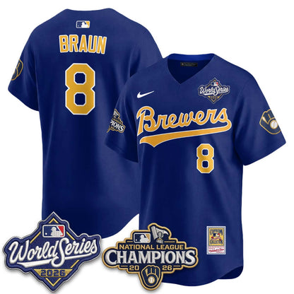 MIL 2026 NL Champions Throwback Jersey - Stitched