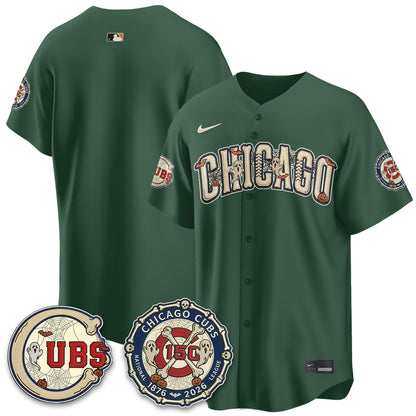 Chicago Cubs Halloween 2026 Vapor Limited Jersey - Stitched