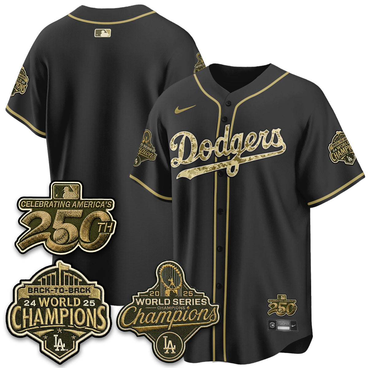 LAD Military Appreciation Game Day Jersey -All Stitched