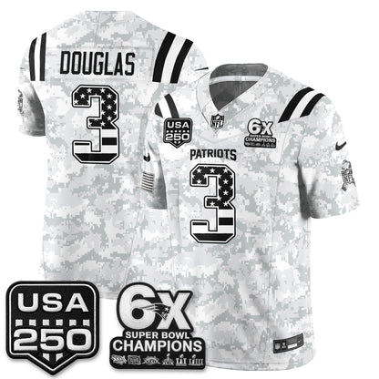 New England Patriots 2026 Salute to Service Edition Vapor Jersey - Stitched