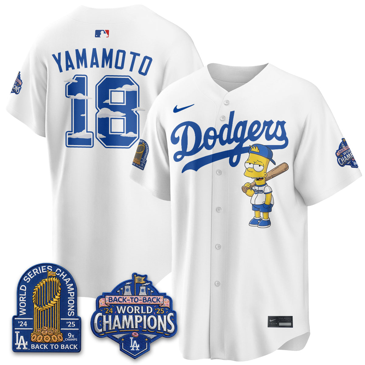 Los Angeles Dodgers x The Yellow Family Edition Vapor Jersey - Printed