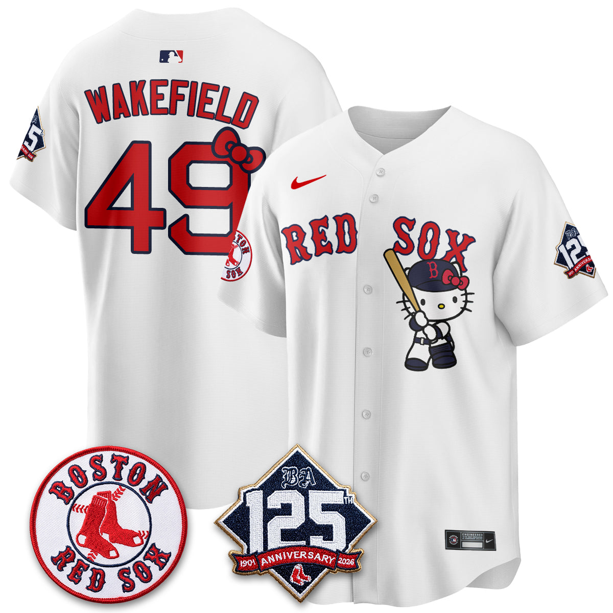 Boston Red Sox x Meow KT Vapor Limited Jersey - Stitched