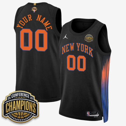 NYK 2026 NBA Finals City Edition Custom Jersey V3- Stitched