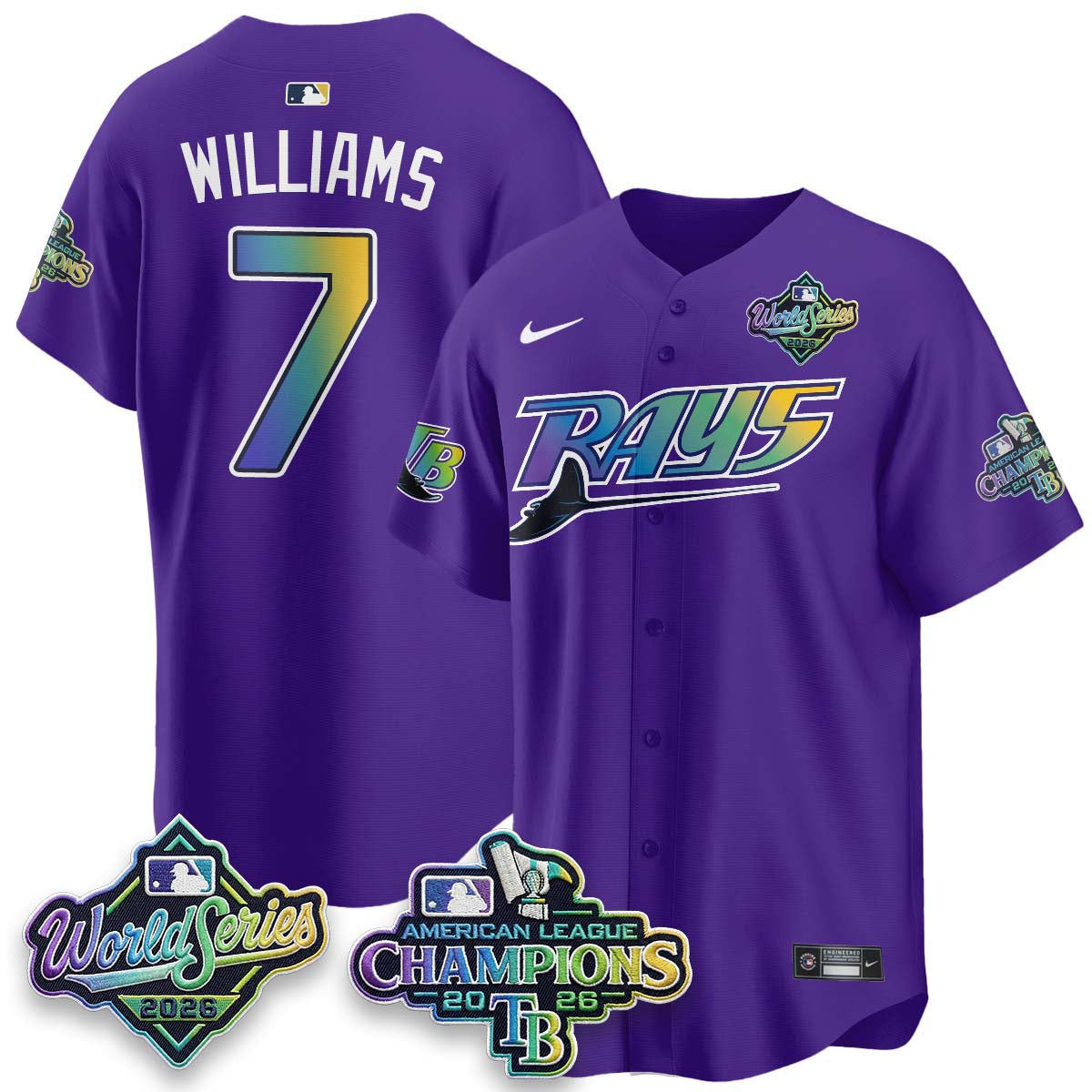 TB 2026 AL Champions Limited Vapor Jersey - Stitched