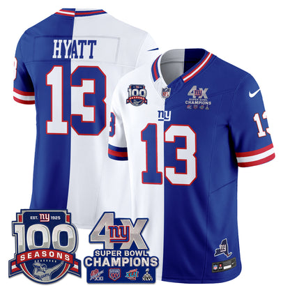 NYG 4X SBowl Split Limited Edition - Stitched (2)