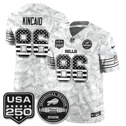 BUF 2026 Salute to Service Edition Vapor Jersey - Stitched