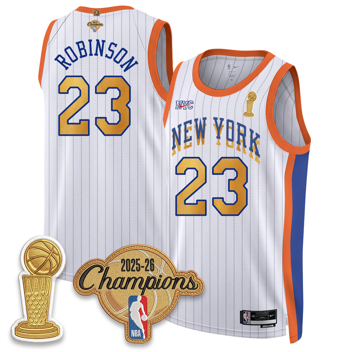 NYK Champions Night Vapor Jersey - Stitched