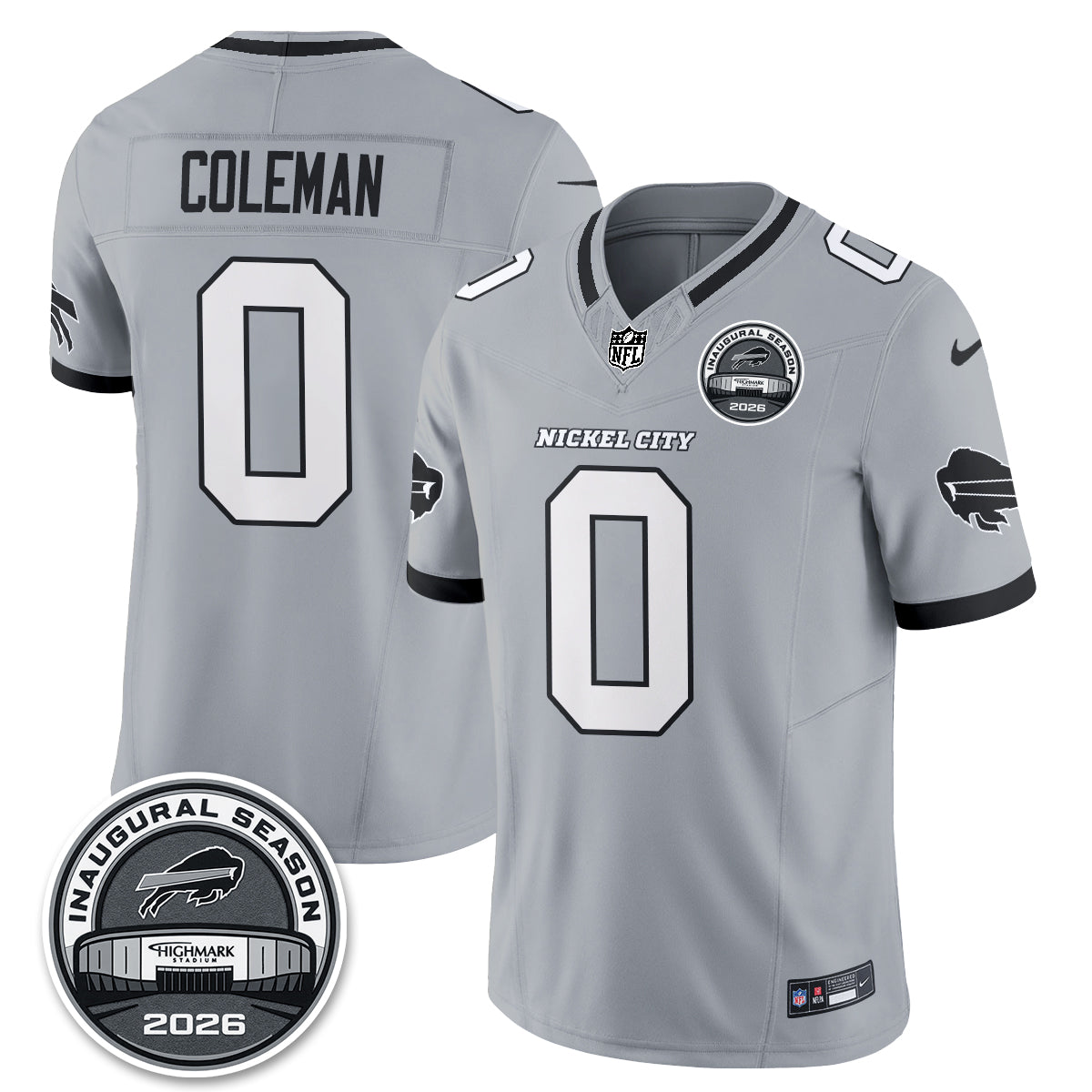 Buffalo Bills Nickel City Edition Vapor Jersey - Stitched