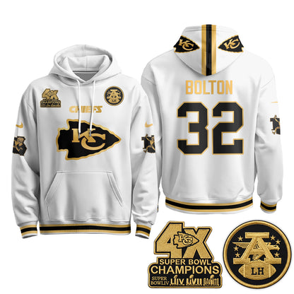 KC 4X Champs Gold Edition Hoodie - Stitched