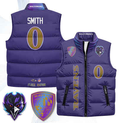 BAL "The Flock" Puffer Vest - Printed (2)