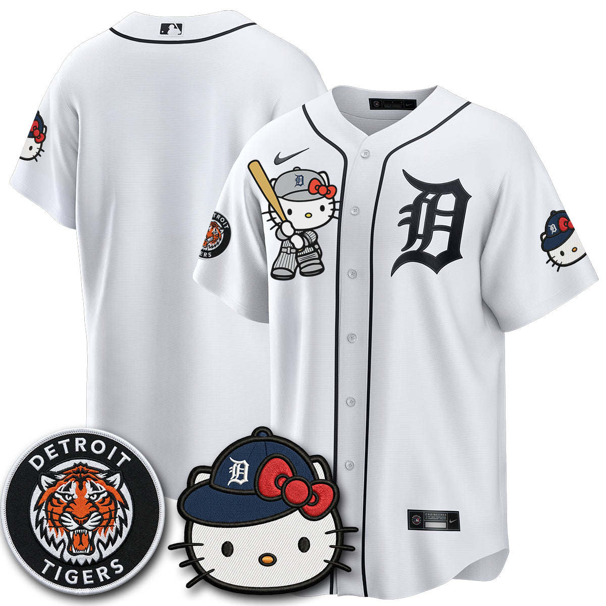 Detroit Tigers x Meow KT Edition Vapor Limited Jersey - Stitched