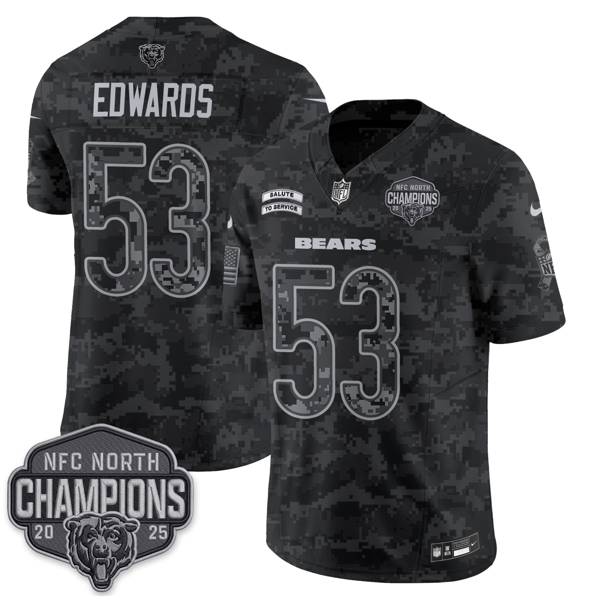 CHI 2026 Salute to Service V2 Vapor Jersey - Stitched