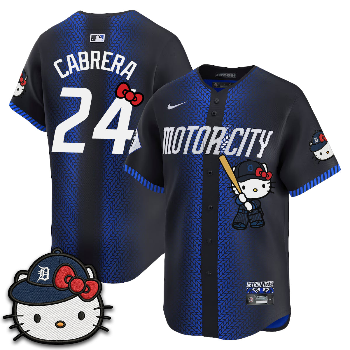 Detroit Tigers x Meow KT Edition Vapor Limited Jersey - Stitched
