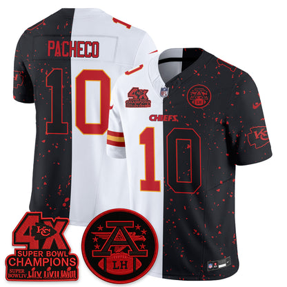 Kansas City Chiefs Split Edition Vapor Jersey - Stitched