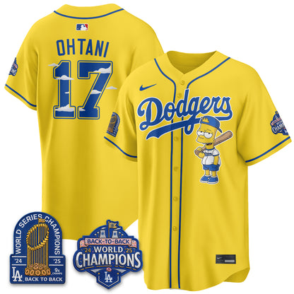 Los Angeles Dodgers x The Yellow Family Edition Vapor Jersey - Printed