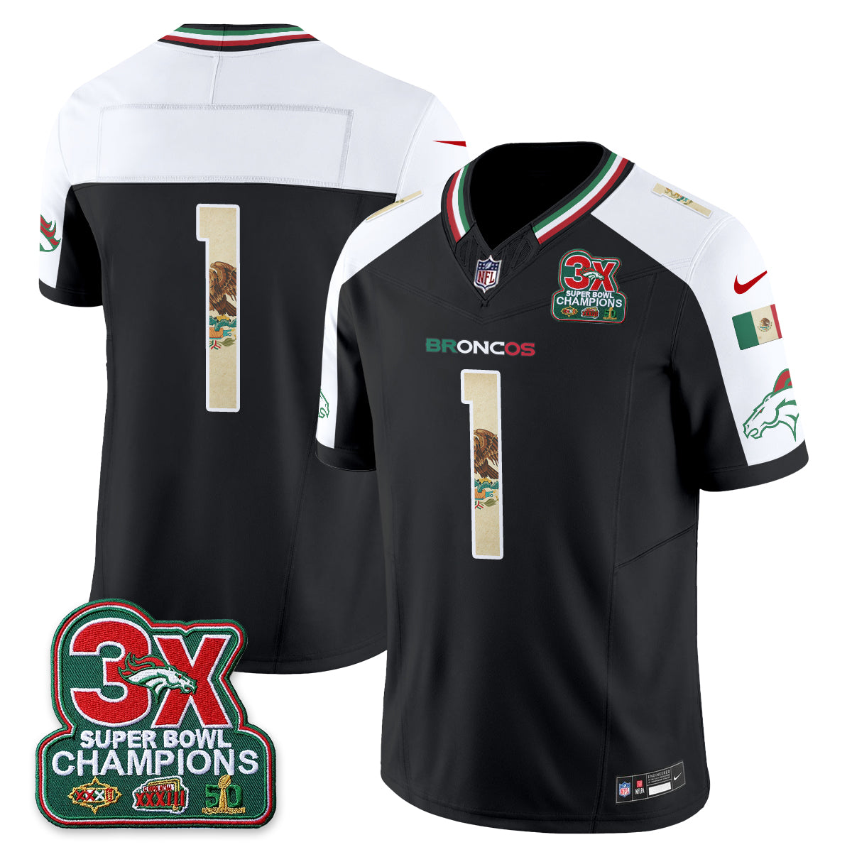 DEN Mexico Edition Vapor Jersey - Stitched