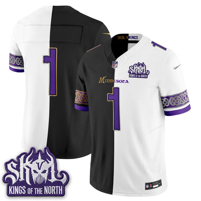 Minnesota Vikings Warrior Split Edition Vapor Jersey - Stitched
