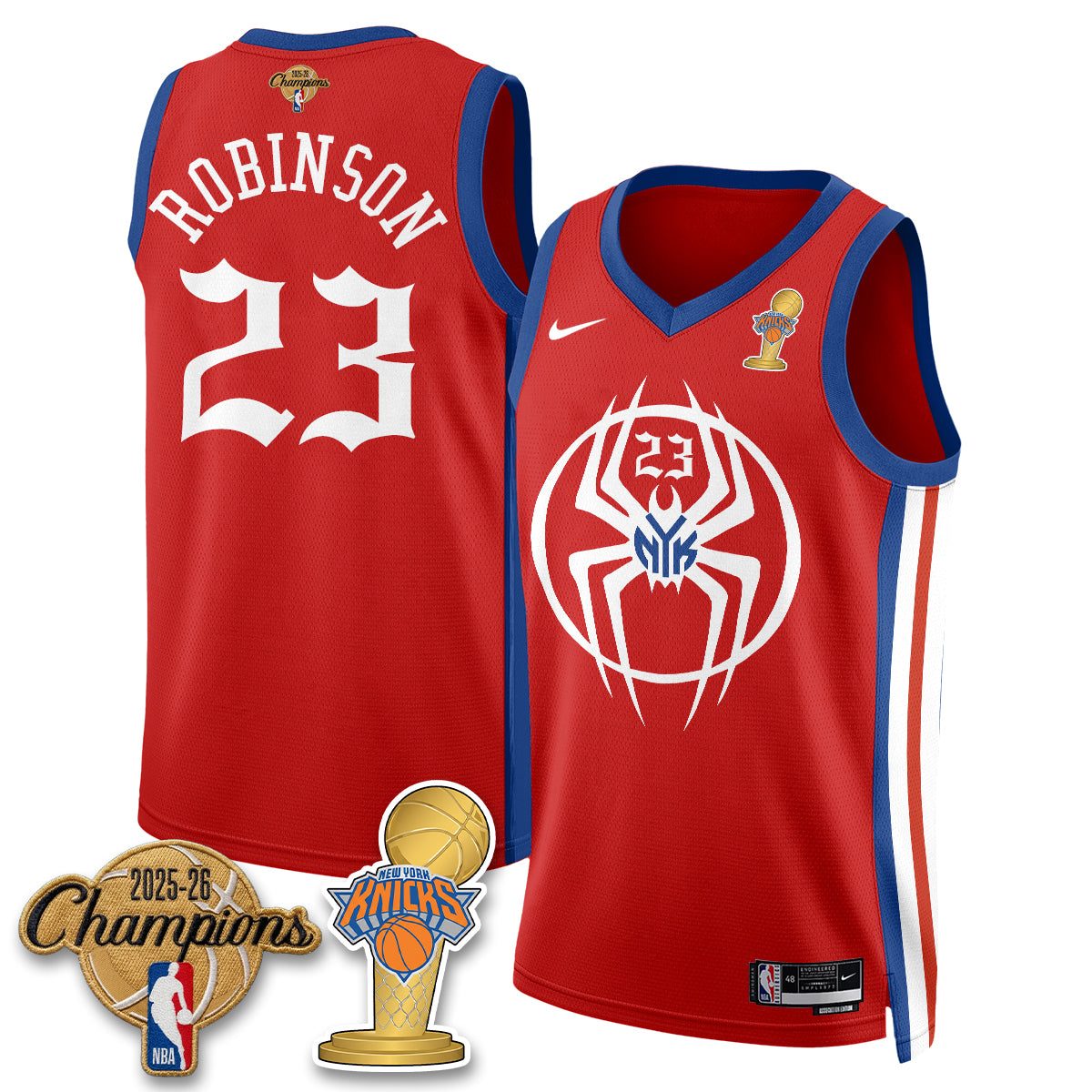 New York Knicks 2026 Champions Brand New Day Vapor Jersey - Stitched