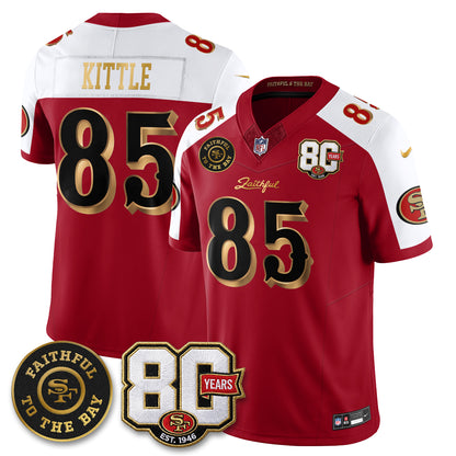 SF “Rivalries” Vapor Limited Jersey - Faithful To The Bay Patch - All Stitched