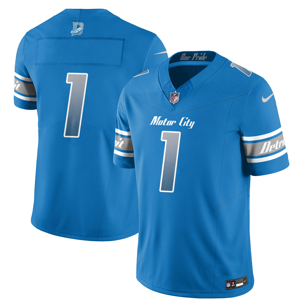 Detroit Lions Fangear Edition Vapor Jersey - Stitched