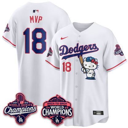 LAD x Hello Kitty Night 2026 Vapor White Jersey - All Stitched