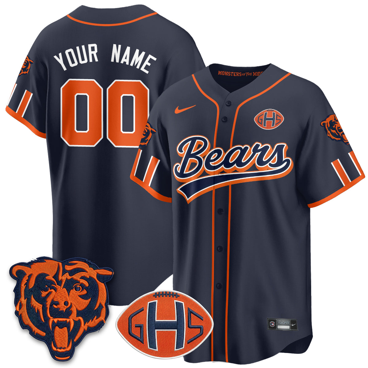 CHI 2026 Rivalries Baseball Vapor Custom Jersey - Stitched