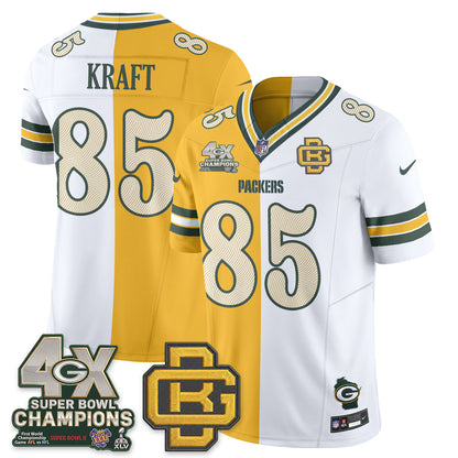 Green Bay Packers Rivalries Split Edition Vapor Jersey - Stitched