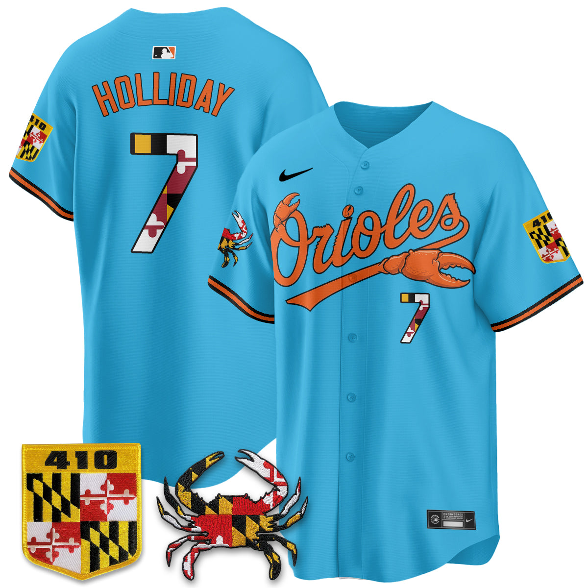 BAL Crab x Maryland Vapor Limited Jersey - Stitched
