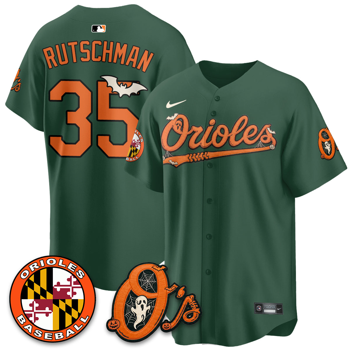 Baltimore Orioles Halloween 2026 Vapor Limited Jersey - Stitched