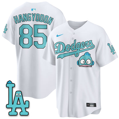Los Angeles Dodgers x Hangyodon Edition Vapor Jersey- Stitched
