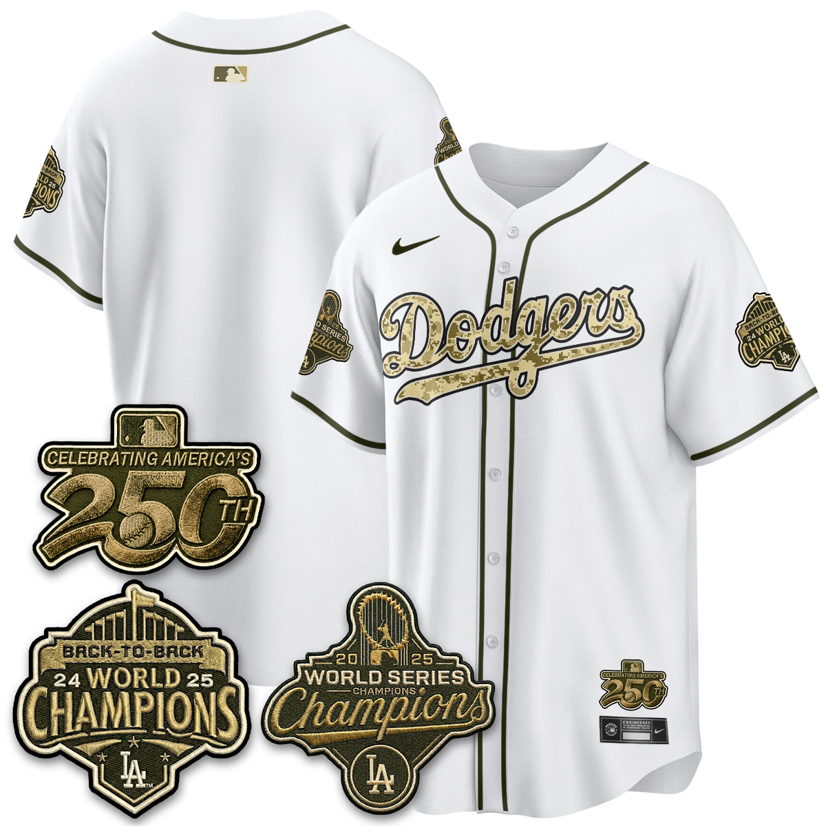 LAD Military Appreciation Game Day Jersey -All Stitched