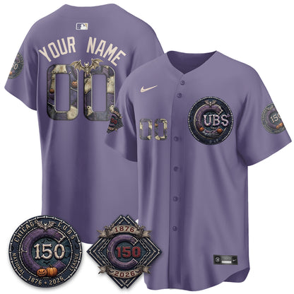 Chicago Cubs Nightmare Edition Vapor Limited Custom Jersey - Printed