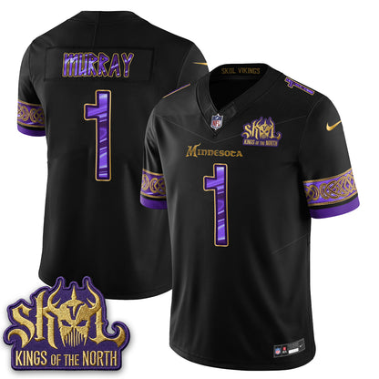 MIN  Warrior Skol Patch Vikings Font Edition  - Stitched (2)