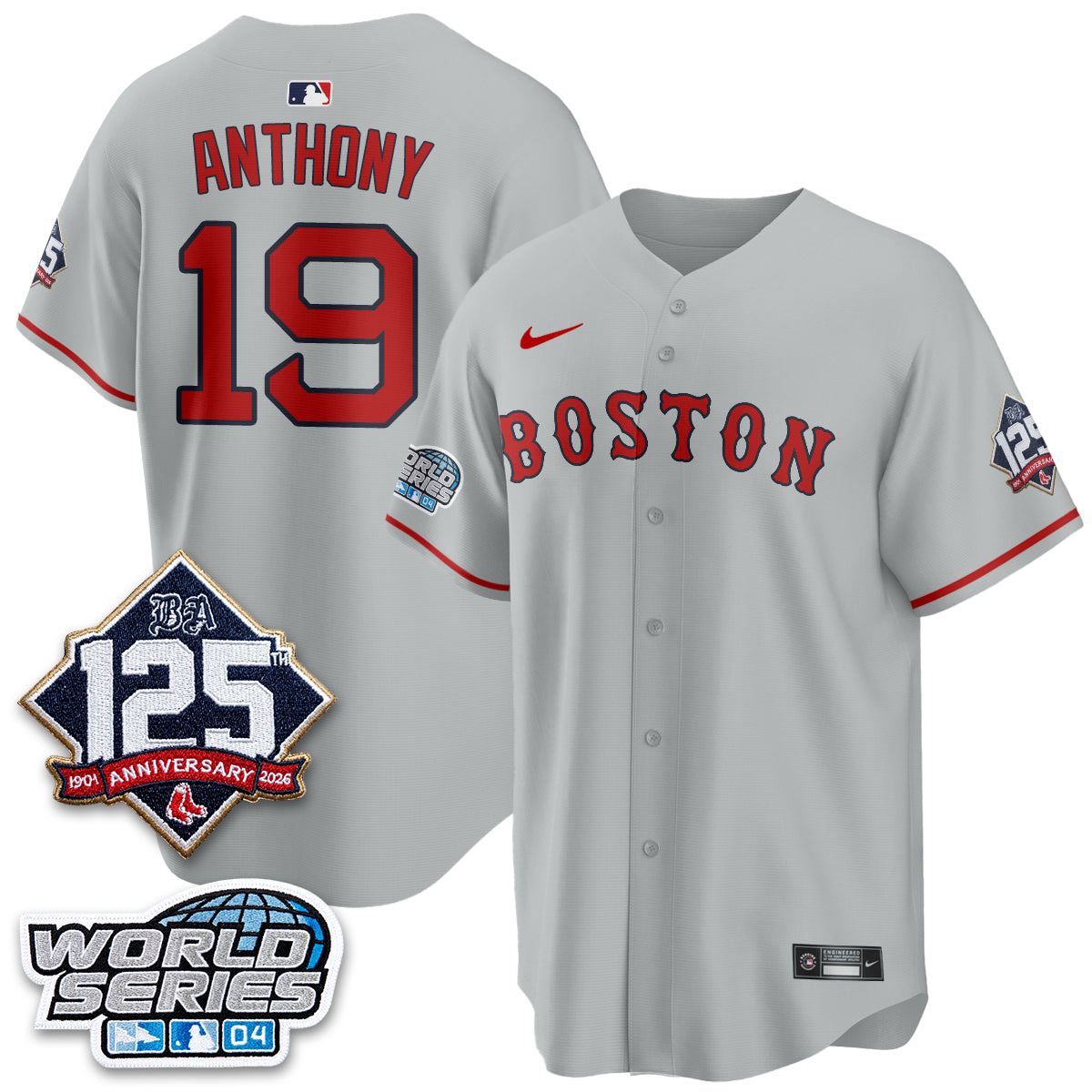 Boston Red Sox Throwback 2004 Vapor Jersey - Stitched