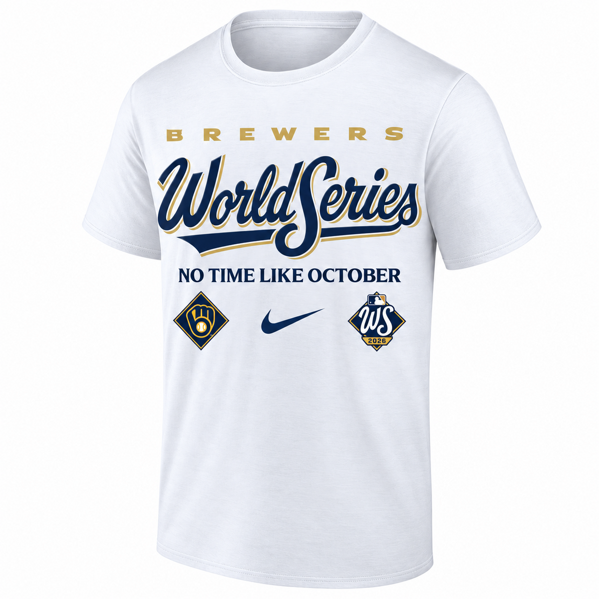 Milwaukee Brewers 2026 NL Champions One Side T-Shirt - Printed V2