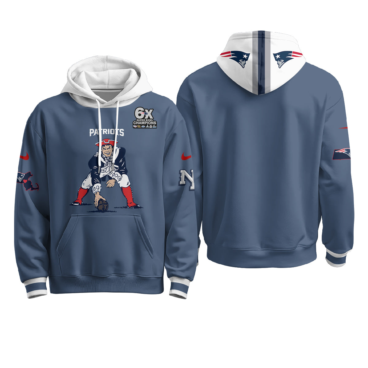 NE Minuteman Edition Hoodie - Stitched