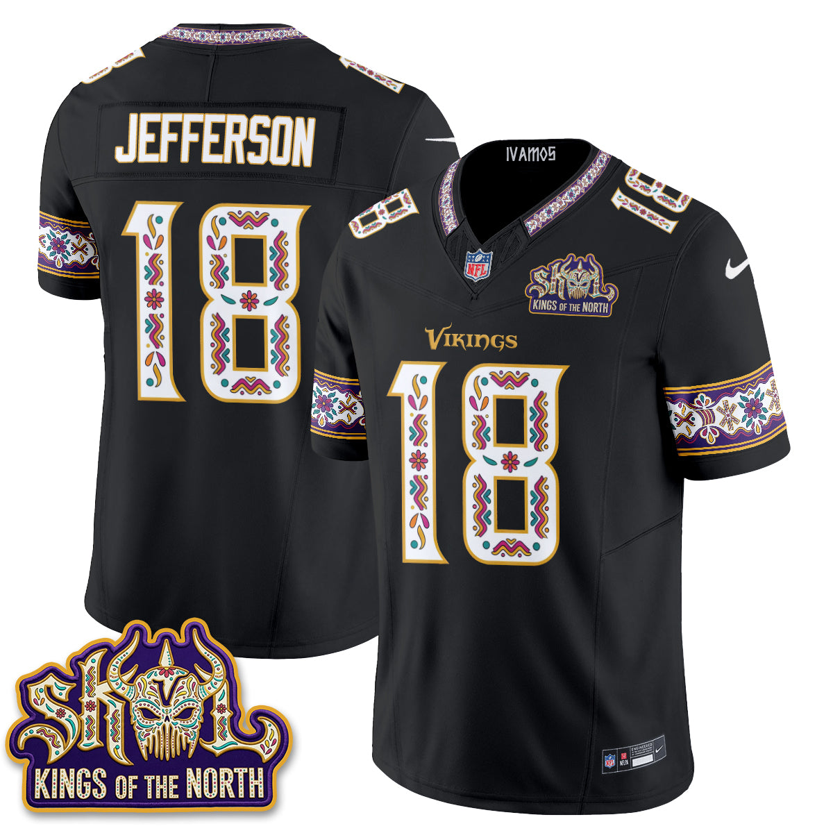 Minnesota Vikings  Latino Heritage Month Vapor Jersey - Stitched