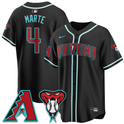 ARI Black Out Style Vapor Premier Limited Jersey - All Stitched
