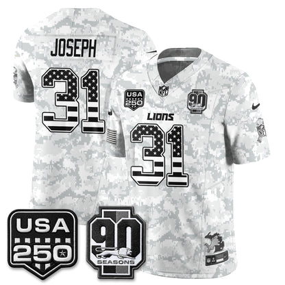 Detroit Lions 2026 Salute to Service Vapor Jersey - Stitched