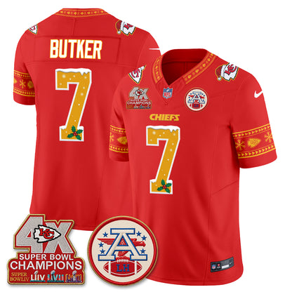 KC Xmas Edition Vapor Jersey - Stitched