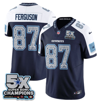 Dallas Cowboys 2026 Hispanic Month Edition Vapor Jersey - Stitched