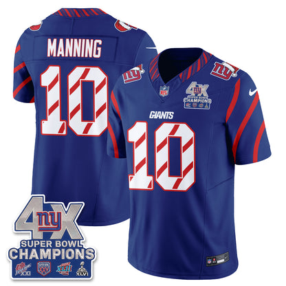 NYG  Xmas Edition Vapor Jersey - Stitched