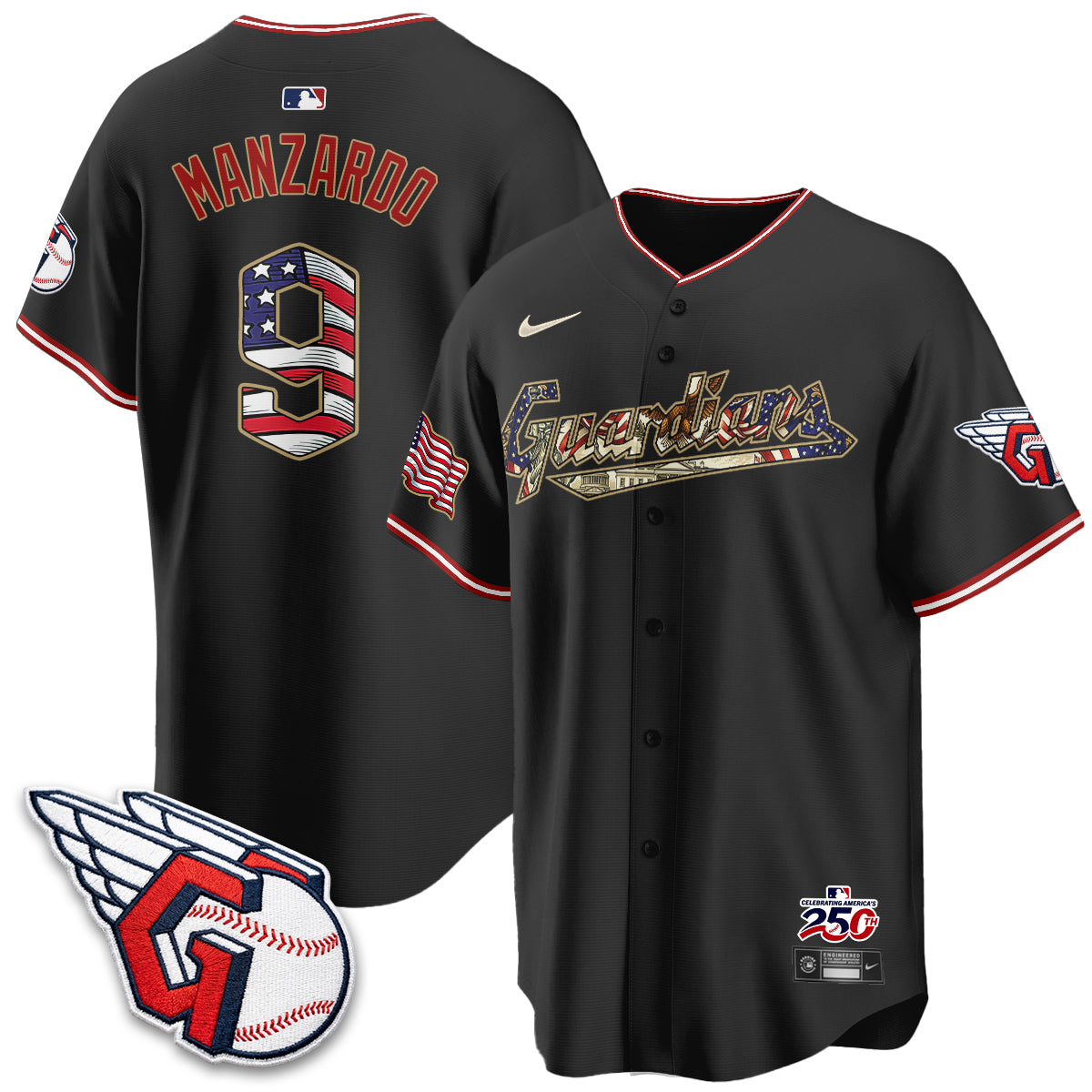 CLE 2026 Independence Day USA Vapor Jersey - Stitched
