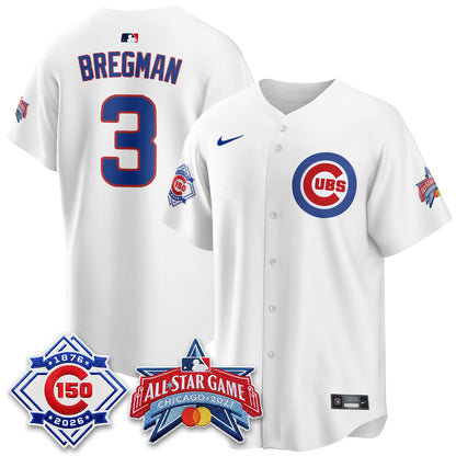 Chicago Cubs 2027 All Star Game Vapor Limited Jersey - Stitched