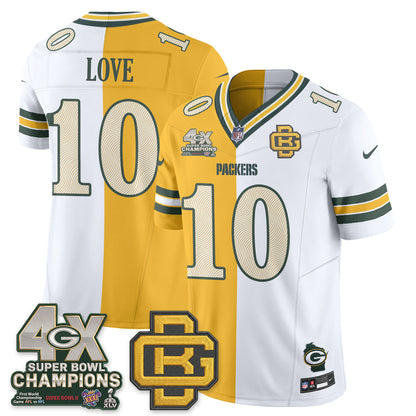 Green Bay Packers Rivalries Split Edition Vapor Jersey - Stitched
