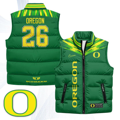 ORE "Origin of Speed" Puffer Vest - Printed