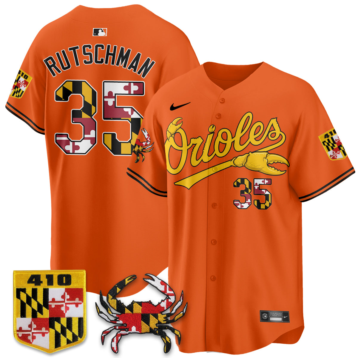 BAL Crab x Maryland Vapor Limited Jersey - Stitched