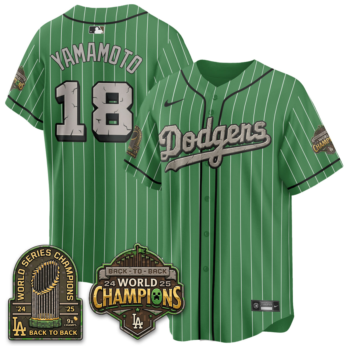 Los Angeles Dodgers x Voxel Game Vapor Jersey - Printed