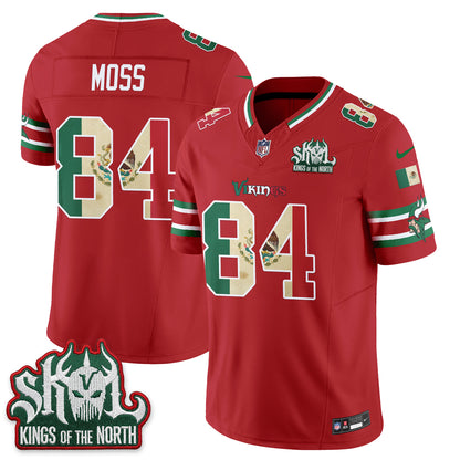 Minnesota Vikings Mexico Edition Vapor Jersey - Stitched
